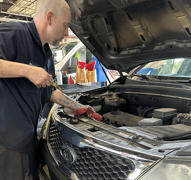 general auto repair & maintenance - oil change and filter replacement